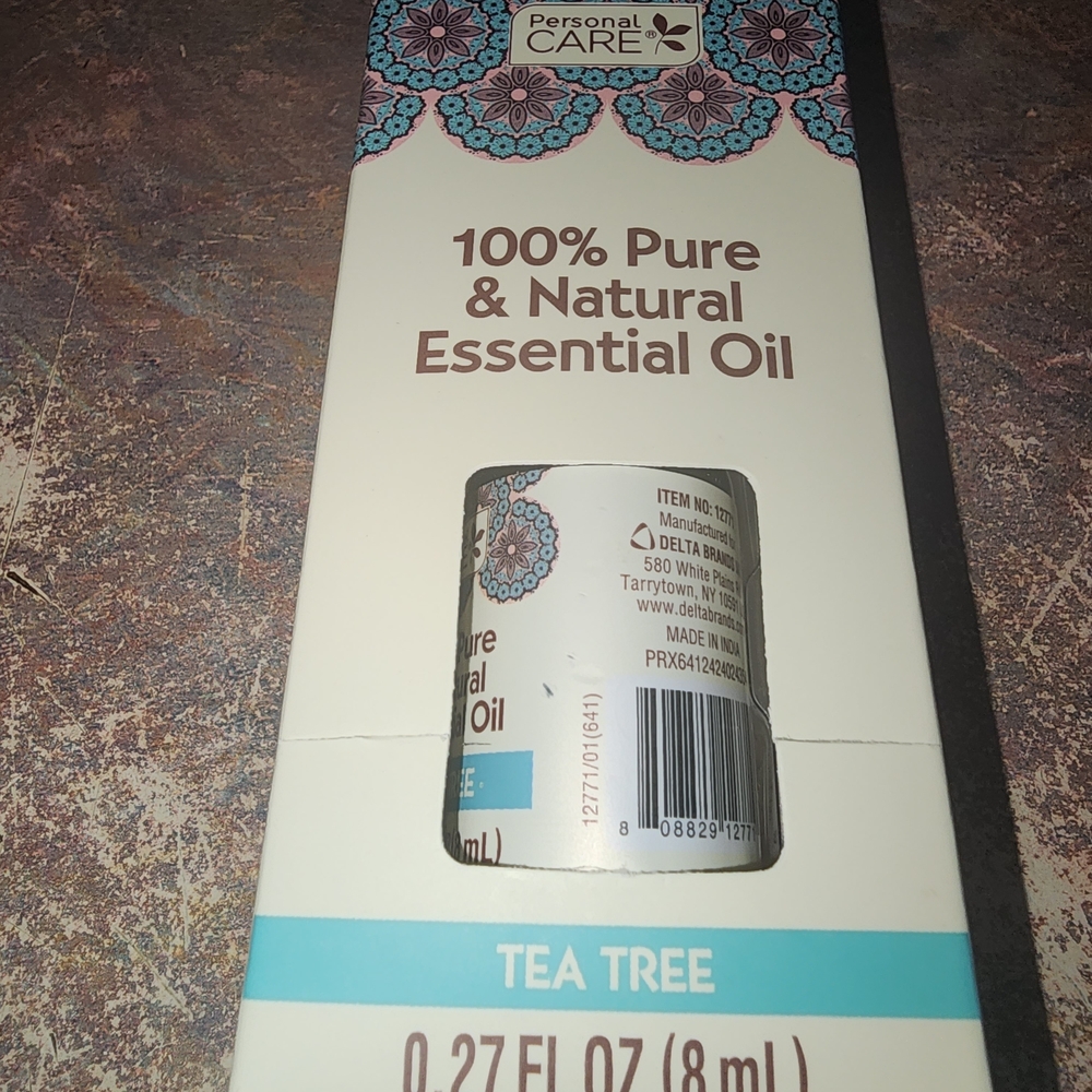 Persona Tea Tree Essential Oil - Pure & Natural, White/Blue